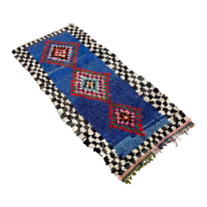 BOUCHEROUITE RUNNER MOROCCAN RUG  – 666262