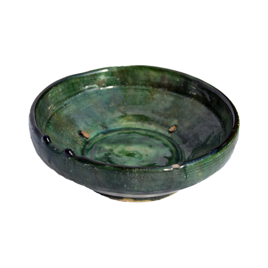 Tamegroute Pottery – Unique Elegant Bol Vert Small
