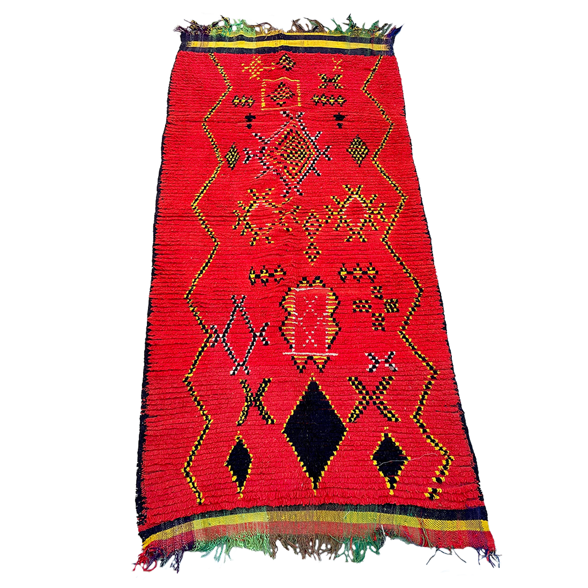 Small Vintage Moroccan Rug