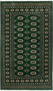Bokhara Pakistan Ghiordes Rectangle Geometric Medium Wool 4′ x 6′ 9 / 122 x 206  – 78641171