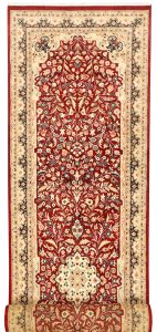Mahallat (Mahal) Curvilinear Runner Wool Red 2′ 7 x 10′ 1 / 79 x 307  – 78644828