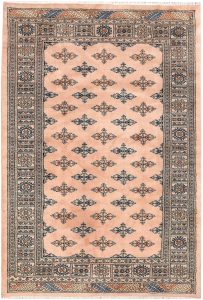 Butterfly Pakistan Ghiordes Rectangle Geometric Medium New Zealand Worsted Wool 4′ 2 x 6′ 1 / 127 x 185  – 78645758