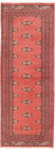 Butterfly Geometric Runner New Zealand Worsted Wool Indian Red 2′ 1 x 5′ 8 / 64 x 173  – 78646514