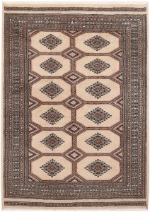 Jaldar Geometric Rectangle New Zealand Worsted Wool Wheat 4′ x 5′ 7 / 122 x 170  – 78647118