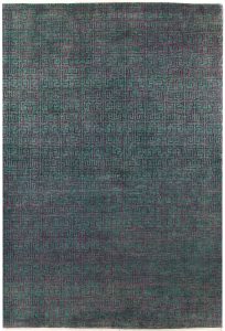 Gabbeh Plain Rectangle Wool Sea Green 5′ 10 x 8′ 1 / 178 x 246  – 78655903