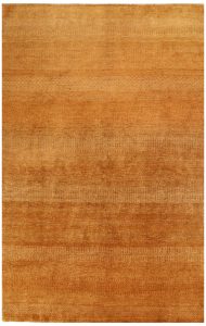 Gabbeh Plain Rectangle Wool Dark Goldenrod 6′ x 9′ 1 / 183 x 277  – 78656003