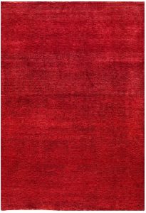 Gabbeh Plain Rectangle Wool Red 4′ 7 x 6′ 6 / 140 x 198  – 78656313