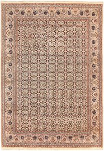 Mahallat (Mahal) Curvilinear Rectangle Wool Cornsilk 5′ 6 x 7′ 10 / 168 x 239  – 78656712