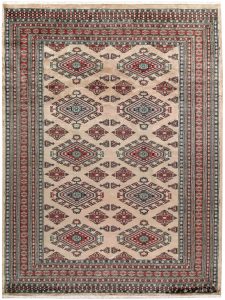 Caucasian Curvilinear Rectangle Worsted Wool Bisque 8′ 2 x 10′ 11 / 249 x 333  – 78658417