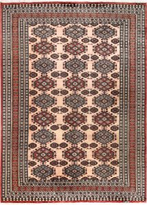 Caucasian Curvilinear Rectangle Worsted Wool Cornsilk 8′ x 11′ / 244 x 335  – 78658436