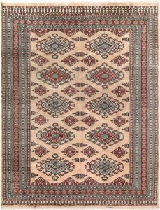 Caucasian Curvilinear Rectangle Worsted Wool Bisque 8′ 2 x 10′ 8 / 249 x 325  – 78658448