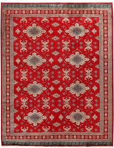 Caucasian Curvilinear Rectangle Worsted Wool Red 8′ x 10′ 6 / 244 x 320  – 78658470