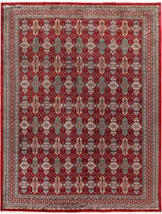 Caucasian Curvilinear Rectangle Worsted Wool Red 8′ 3 x 11′ 5 / 252 x 348  – 78658496