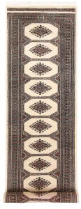 Jaldar Geometric Runner New Zealand Worsted Wool Old Lace 2′ 4 x 8′ 10 / 71 x 269  – 78658889