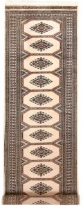 Jaldar Geometric Runner New Zealand Worsted Wool Old Lace 2′ 4 x 8′ 9 / 71 x 267  – 78658913