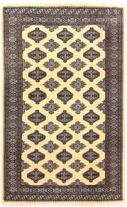 Jaldar Geometric Rectangle Wool Moccasin 5′ x 8′ 1 / 152 x 246  – 78659090