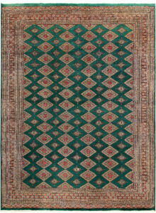 Jaldar Geometric Rectangle Wool Sea Green 8′ 2 x 10′ 10 / 249 x 330  – 78659131