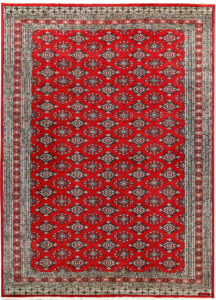 Jaldar Geometric Rectangle Wool Red 8′ 2 x 11′ 4 / 249 x 346  – 78659143