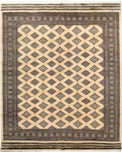 Jaldar Geometric Rectangle Wool Bisque 8′ 1 x 9′ 10 / 246 x 300  – 78659176