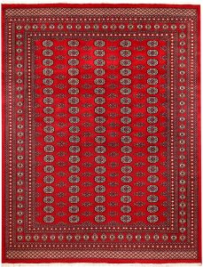 Bokhara Pakistan Ghiordes Rectangle Geometric Large Wool 8′ 1 x 10′ 4 / 246 x 315  – 78659336