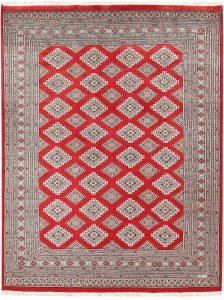 Jaldar Geometric Rectangle Wool Red 6′ 8 x 8′ 9 / 203 x 267  – 78659664