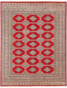 Jaldar Geometric Rectangle Wool Red 6′ 8 x 8′ 7 / 203 x 262  – 78659675