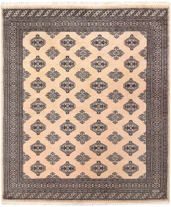 Jaldar Geometric Rectangle Wool Blanched Almond 6′ 6 x 7′ 9 / 198 x 236  – 78659683