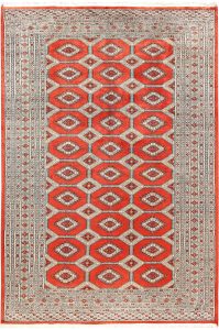 Jaldar Geometric Rectangle Wool Tomato 6′ 3 x 9′ 2 / 191 x 279  – 78660264