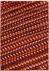 Baluchi Afghanistan Ghiordes Rectangle Geometric Large Wool 6′ 8 x 9′ 6 / 203 x 290  – 78662359