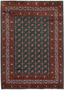 Baluchi Afghanistan Ghiordes Rectangle Geometric Large Wool 6′ 8 x 9′ 3 / 203 x 282  – 78662363