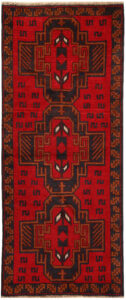 Sepahan Curvilinear Rectangle Wool / Silk Red 5′ 6 x 8′ 8 / 168 x 264  – 78668371