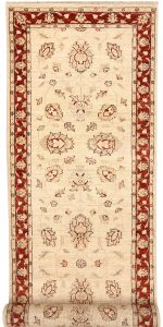 Ziegler Curvilinear Runner Wool Blanched Almond 2′ 9 x 9′ 9 / 84 x 297  – 78665306