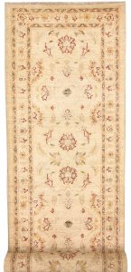 Ziegler Curvilinear Runner Wool Blanched Almond 2′ 8 x 9′ 10 / 81 x 300  – 78665322