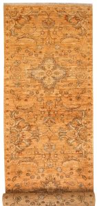 Oushak Curvilinear Runner Wool Peru 2′ 7 x 9′ 8 / 79 x 295  – 78665521