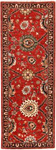 Oushak Curvilinear Runner Wool Red 2′ 1 x 5′ 7 / 64 x 170  – 78665596