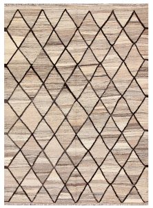 Kilim Geometric Rectangle Wool Conglomerate 5′ 1 x 6′ 6 / 155 x 198  – 78670018
